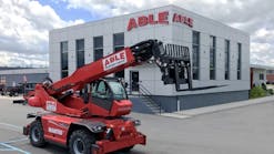 Manitou equipment at Able&apos;s Deerpark, N.Y., headquarters.