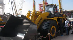 A LiuGong machine at Bauma China