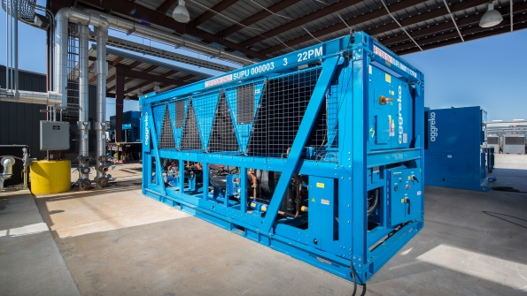 Aggrekorsquos new 230ton aircooled screw chiller powered by variablespeed technology