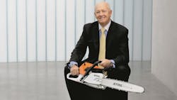 Fred Whyte worked for Stihl for 45 years including 23 as CEO Fred Whyte worked for Stihl for 45 years including 23 as CEO