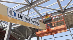 With a strong first half United Rentals is increasing its revenue expectations for the full year