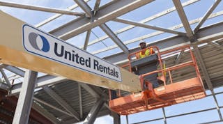 With a strong first half, United Rentals is increasing its revenue expectations for the full year.