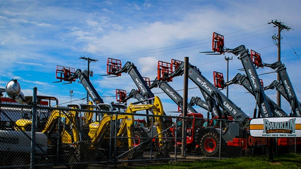 IHS Markin projects steady growth in rental revenue through 2021 Pictured is Franklin Equipment Dayton Ohio