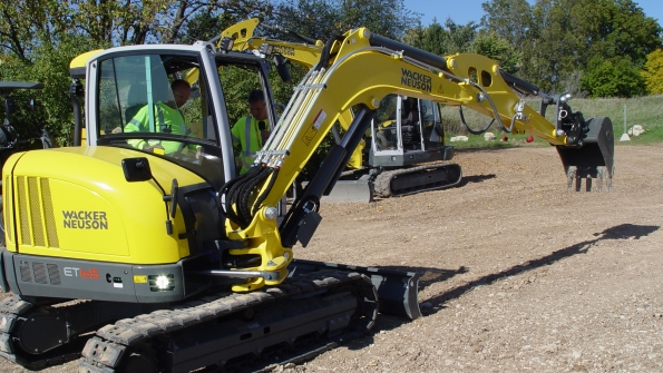 Compact equipment was particularly strong for Wacker Neuson in the second quarter