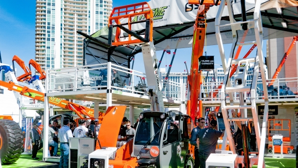 Snorkel and Xtreme machines at ConExpo in Las Vegas earlier this year