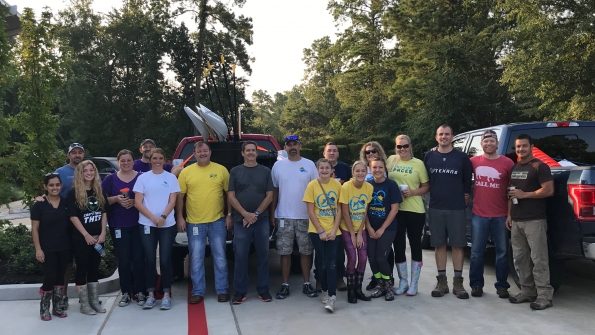 Global Shop Solutions staff mobilizes to help with Hurricane Harvey cleanup