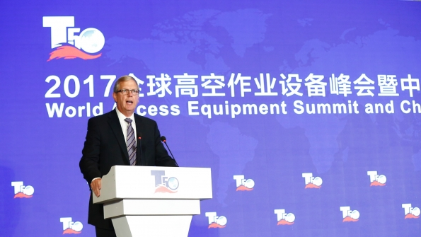 JLG president Frank Nerenhausen tells the T50 Summit how telematics will be able to monitor and analyse jobsites enabling higher work quality and safer operations