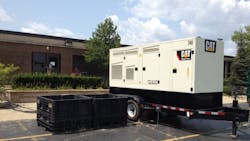 A Caterpillar generator at work A Caterpillar generator at work