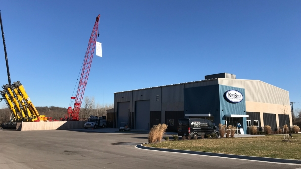KirbySmith Shows Off Cranes at Kansas City Grand Opening Rental Equipment Register