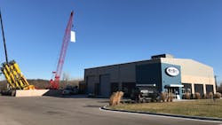 A Manitowoc crane on display at KirbySmith Machinery39s new Kansas City branch the company39s 10th A Manitowoc crane on display at KirbySmith Machinery39s new Kansas City branch the company39s 10th