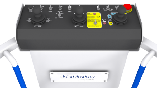 A virtual reality simulator developed by Canada39s Serious Labs and offered by United Rentals39 training academy as part of its training program on mobile elevating work platforms