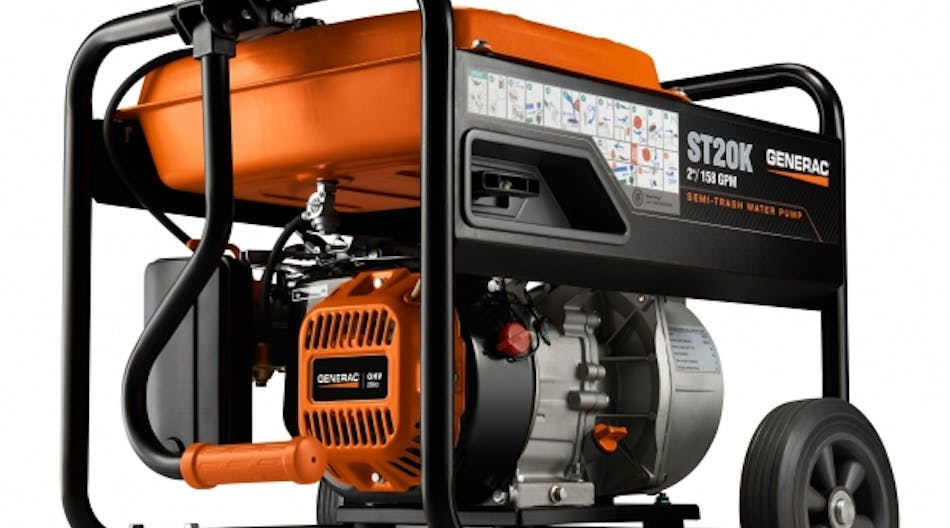 The ST20K pump is part of Generac&apos;s new Generac Pro line.