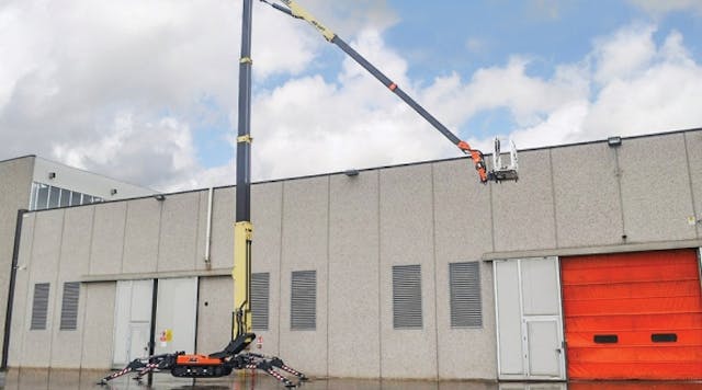 The 105-foot compact crawler boom was introduced at The Rental Show in New Orleans last week.