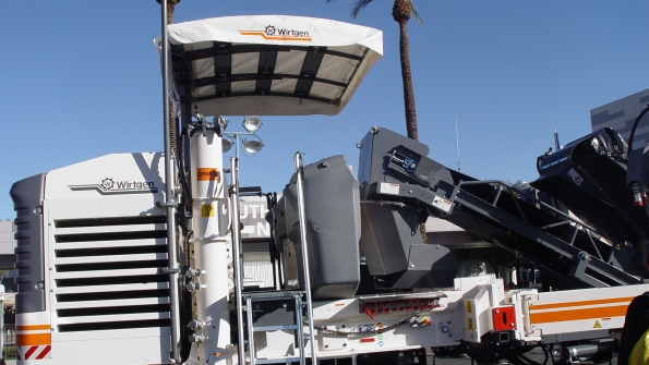 Wirtgen Equipment at a recent World of Concrete show
