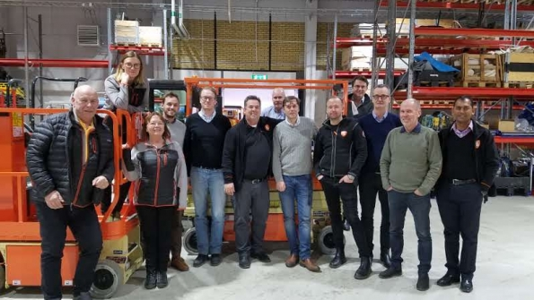 Staff of Swedish equipment rental company HLL Hyreslandslaget AB
