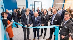 Members of Xylem&apos;s leadership team pictured at the official opening of Xylem&apos;s new Warsaw facility.