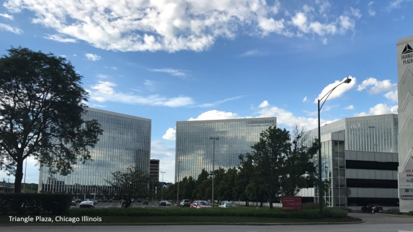 The site of Komatsu America39s new headquarters expected to be open in 2020