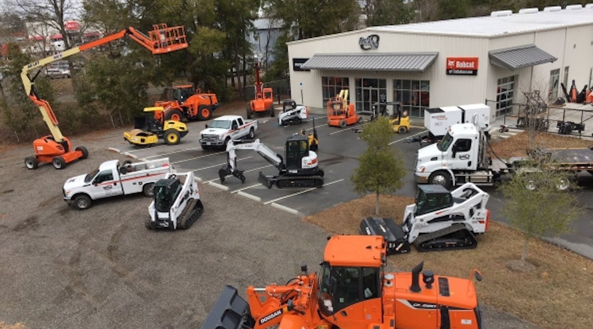 H&amp;E Equipment Services&apos; new Tallahassee, Fla., branch, acquired from Rental Inc.