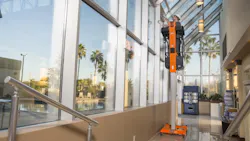 JLG discussions will show the safety benefits of using lowlevel access equipment such as the Liftpod as opposed to ladders or scaffolding to help reduce falls from height