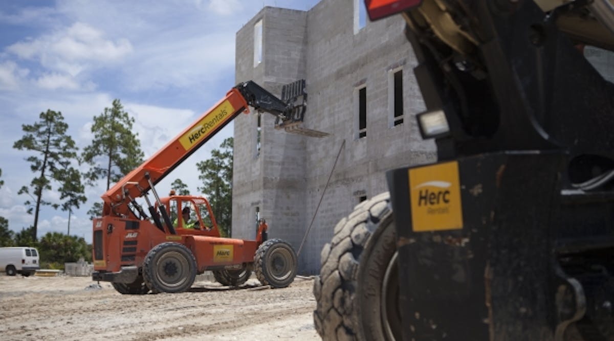 Herc Rentals improved rental and total volume and adjusted EBITDA, and improved rental rates in the first quarter.