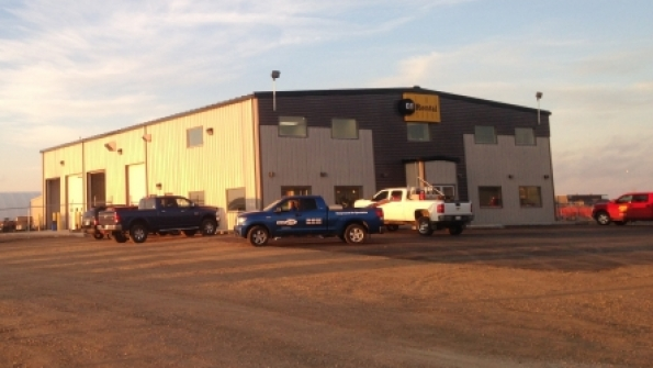 A Finning Cat Rental Store in Lloydminster Alberta