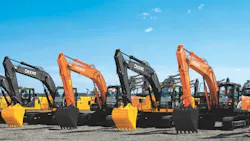 Deere and Hitachi have been jointly manufacturing excavators for 30 years Deere and Hitachi have been jointly manufacturing excavators for 30 years