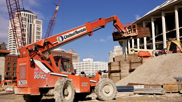 United Rentals sets the pace once again with 5715 billion in rental volume and the 100 listed rental companies combine for 21917 billion