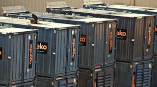Aggreko LPG-powered generators.