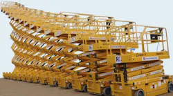 Haulotte Compact 12 scissorlifts sent to RentEase a new emerging aerial rental company