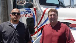 Long Beach branch manager Hugo Nuntildeez left and owner Tony Murray will be able to expand American Rentals39 service in the Inland Empire area Long Beach branch manager Hugo Nuntildeez left and owner Tony Murray will be able to expand American Rentals39 service in the Inland Empire area