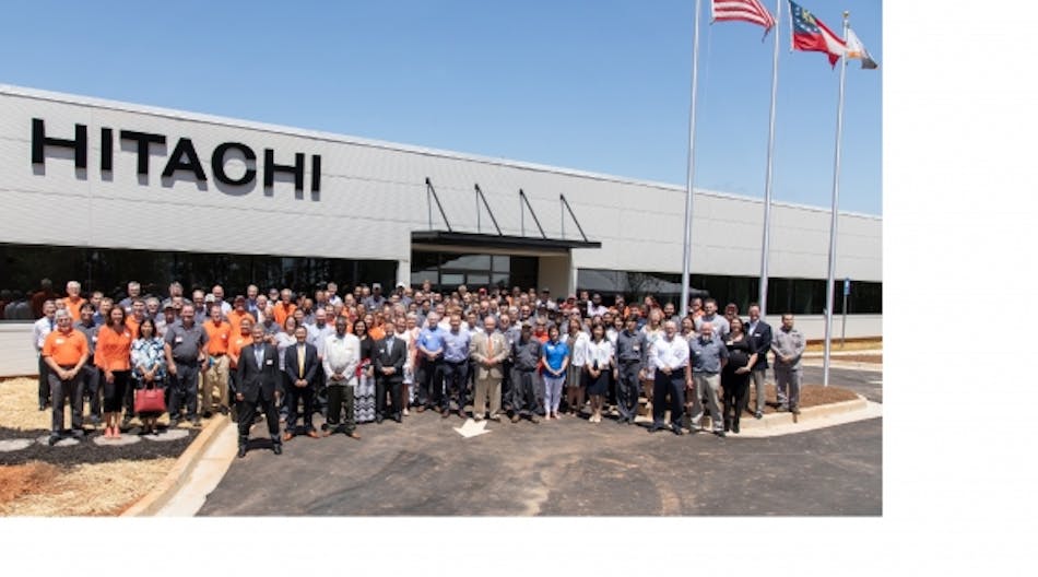 Hitachi staff at its new U.S. headquarters.