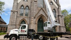 An All crane at work An All crane at work