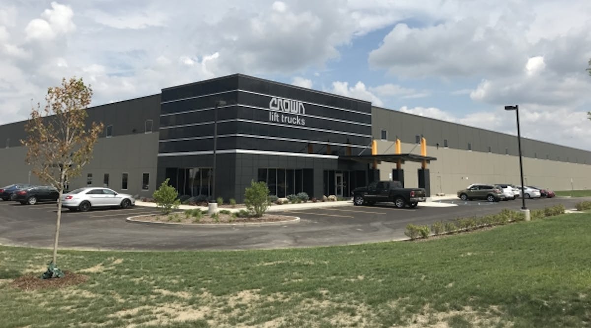 Brand new Crown Equipment Kentwood, Mich., sales and service facility.