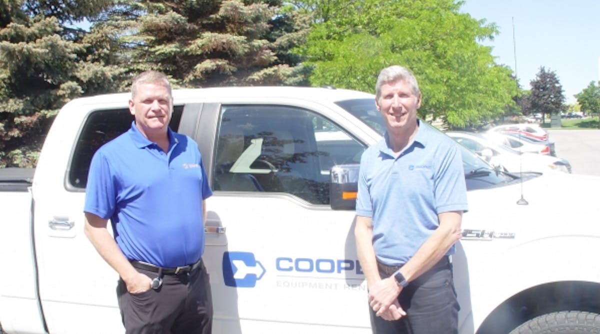 Cooper Equipment Rentals partners Darryl Cooper, left, and Doug Dougherty, are preparing the opening of two new branches -- a trench safety facility in Kitchener, Ontario, and a general rental branch in Oshawa, Ontario.