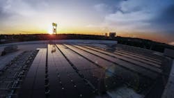 Solar panels on the roof of Foley Equipment39s Kansas City Mo facility Solar panels on the roof of Foley Equipment39s Kansas City Mo facility