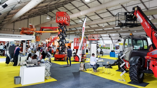 The showcase at IPAF39s Malaysia MEWP safety conference