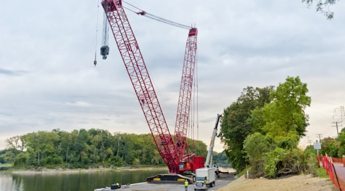 Manitowoc crane on a job in upstate New York. Manitowoc hopes for complete visibility into more than 175,000 SKUs, improved pricing strategies around specific parts categories, better parts segmentation, growth of its after-sales service business and more.