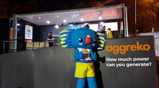 Aggreko powers the Commonwealth Games earlier this year.