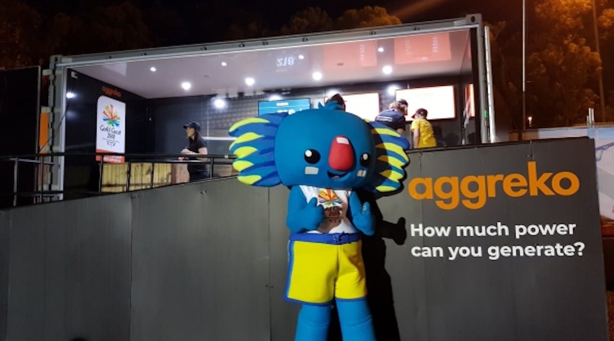 Aggreko powers the Commonwealth Games earlier this year.