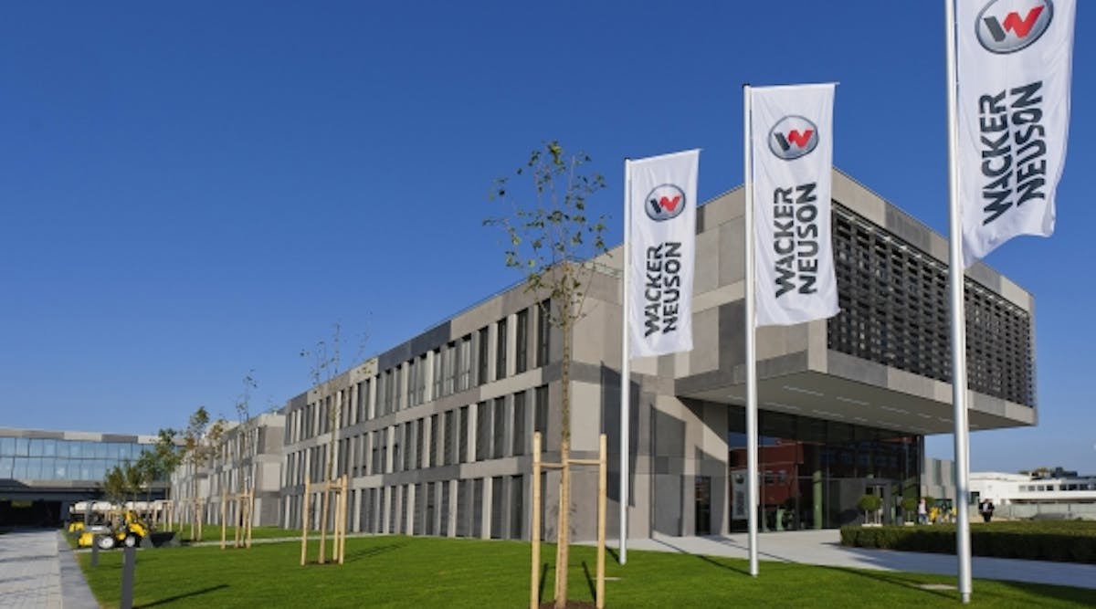 Wacker Neuson&apos;s world headquarters in Munich.