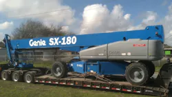 Acme Lift delivers a Genie SX180 180foot boomlift