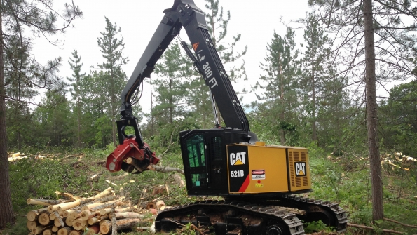 Caterpillar39s tracker feller bunchers will be part of the agreedupon sale of forestry products to Weiler Inc