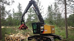 Caterpillar&apos;s tracker feller bunchers will be part of the agreed-upon sale of forestry products to Weiler Inc.