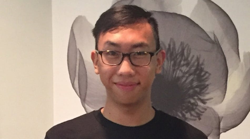 Joshua Leong wins a $5,000 scholarship for film production.