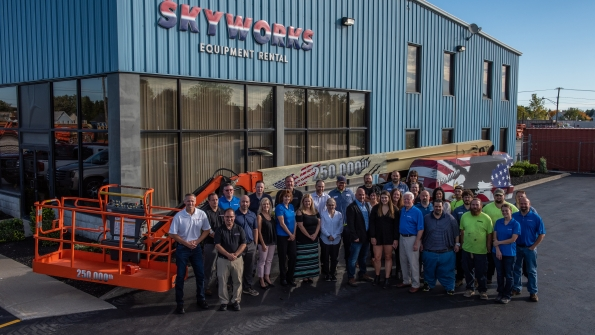 Skyworks staff at the company39s Buffalo NY headquarters