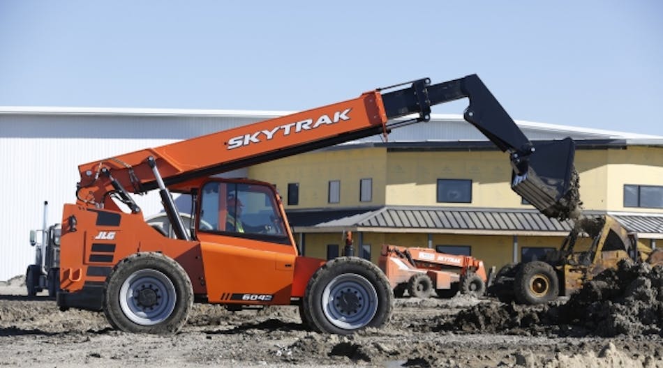 The cold weather package for SkyTrak telehandlers includes a hydraulic tank heater, battery heater, breather heater and cold weather fluids.