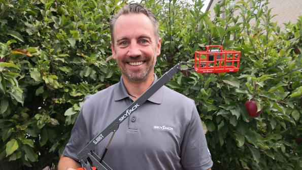 New Central and East Germany sales manager Andreas Bub has already mastered Skyjack models and looks forward to his new gig providing sales and service to customers in Germany