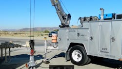 A Godwin pump from Xylem at work in Hemet Calif A Godwin pump from Xylem at work in Hemet Calif