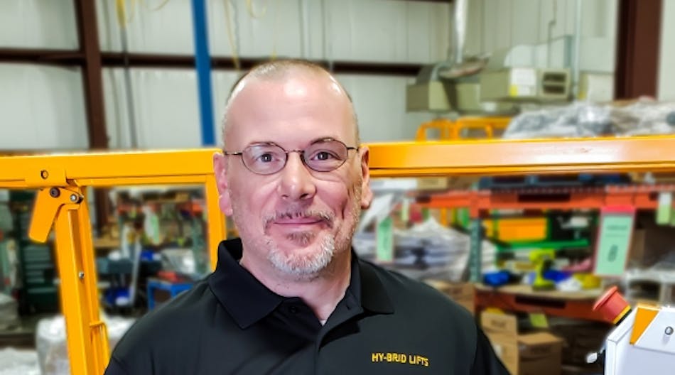 Paul Allen brings his years of experience in sales and rental to Custom Equipment&apos;s Hy-Brid Lifts.