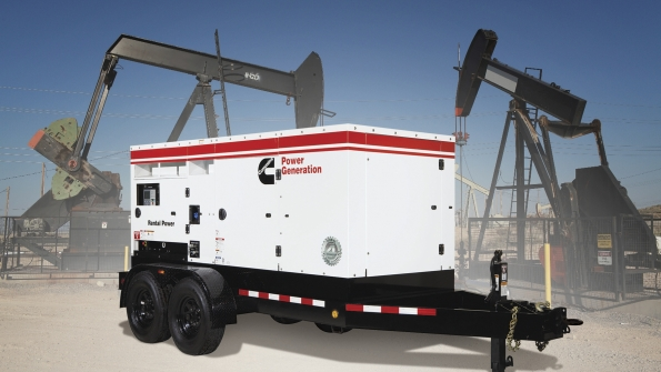 A Cummins Tier 4 Final generator at work